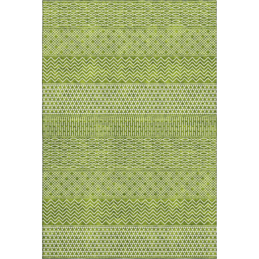 Premium Machine Washable Mayfield AMF939 Lime 10' x 14' Rug. Picture 1