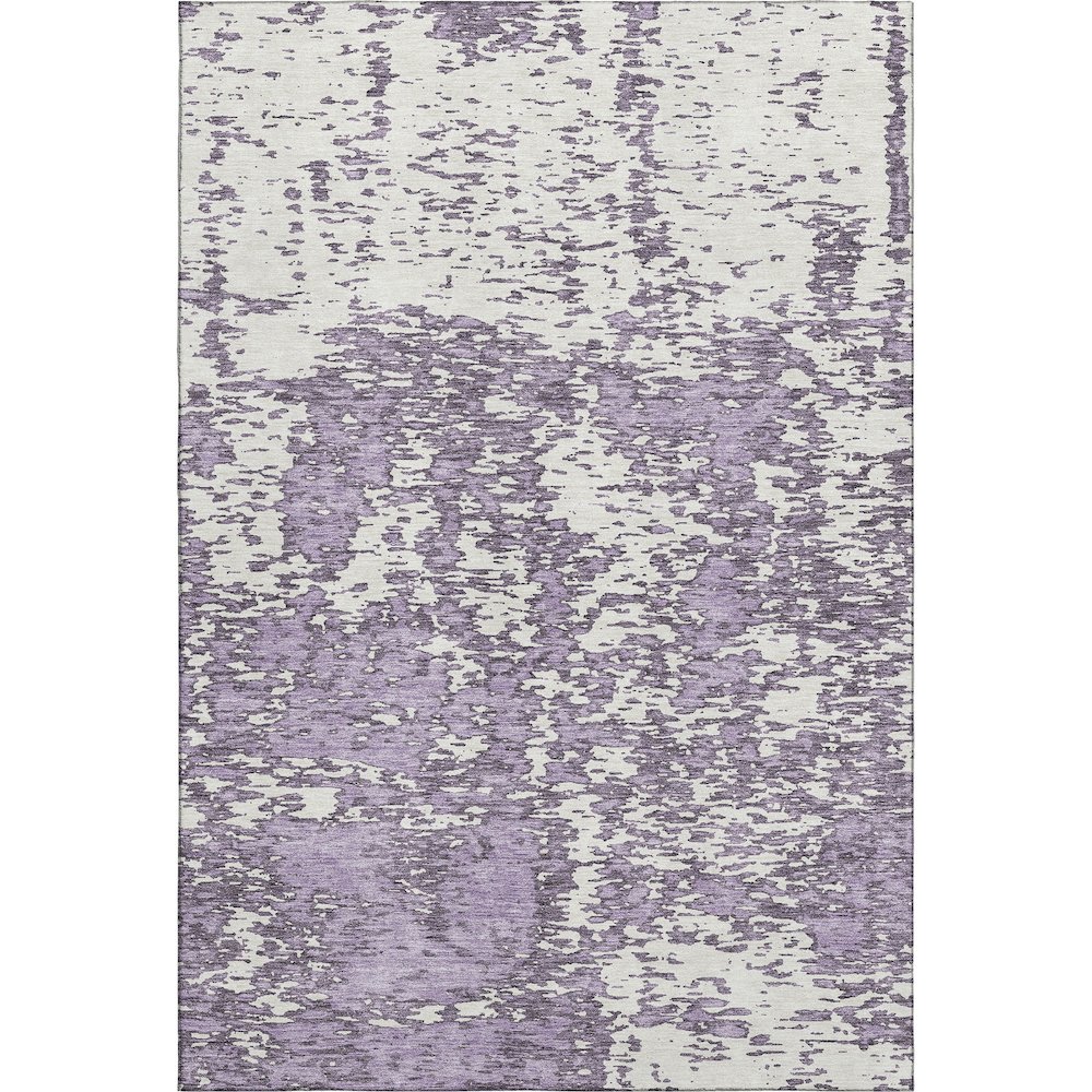 Premium Machine Washable Mayfield AMF946 Lavender 10' x 14' Rug. Picture 1