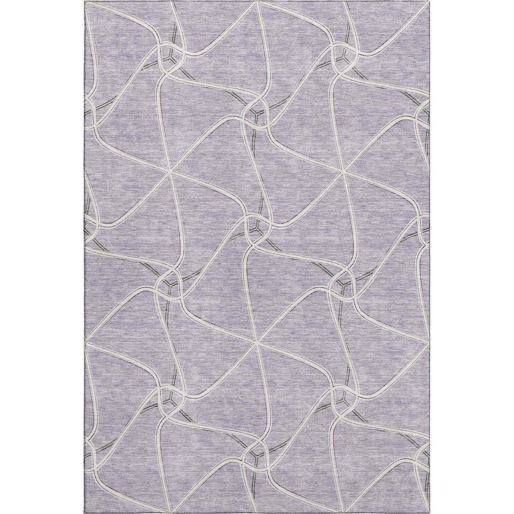 Premium Machine Washable Mayfield AMF948 Lavender 10' x 14' Rug. Picture 1