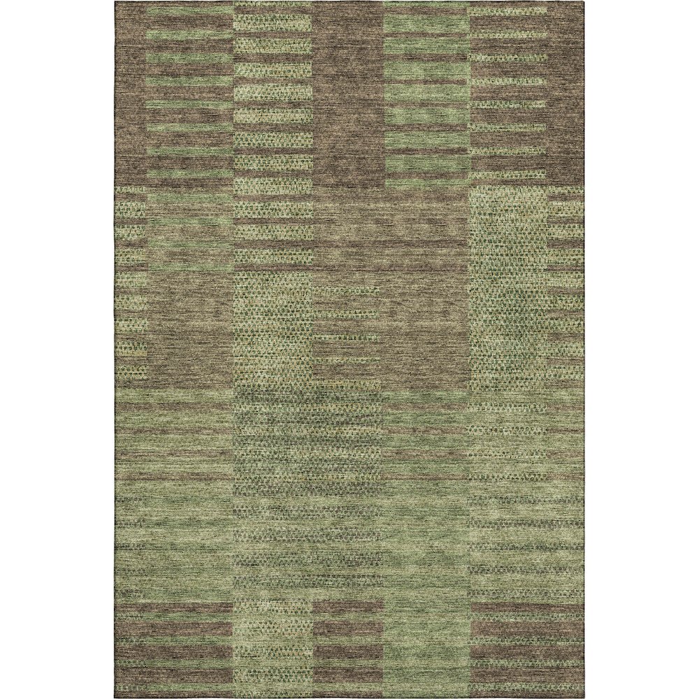 Premium Machine Washable Mayfield AMF954 Mocha 10' x 14' Rug. Picture 1