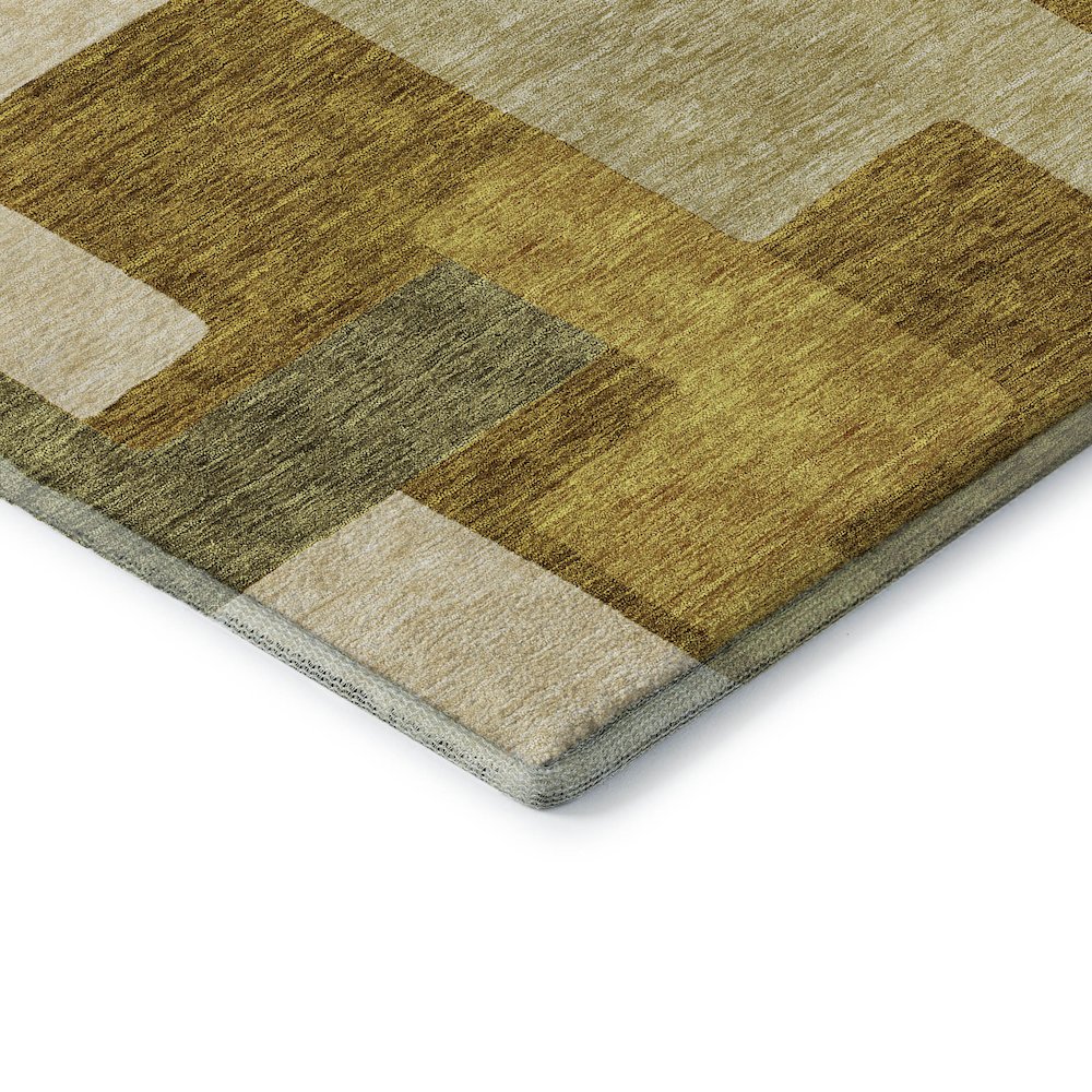 Premium Machine Washable Mayfield AMF955 Wheat 8' x 8' Round Rug. Picture 3