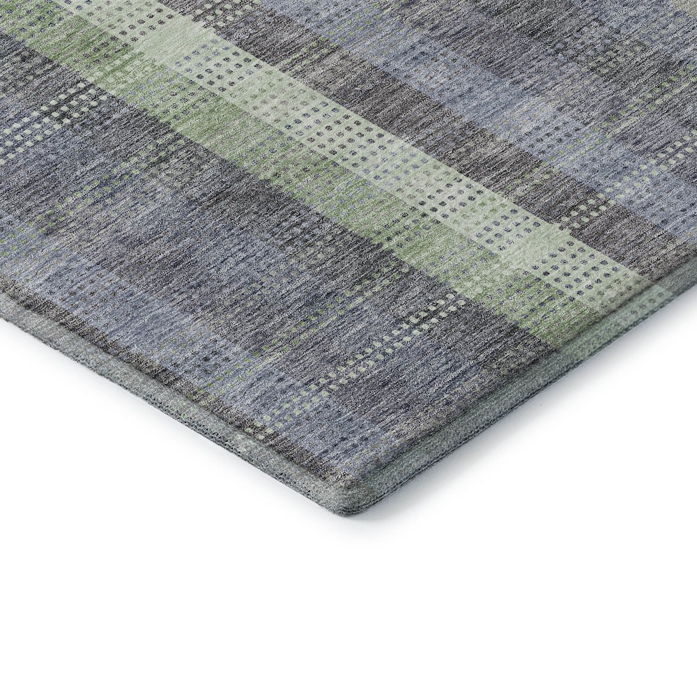 Premium Machine Washable Mayfield AMF966 Pewter 8' x 8' Round Rug. Picture 3