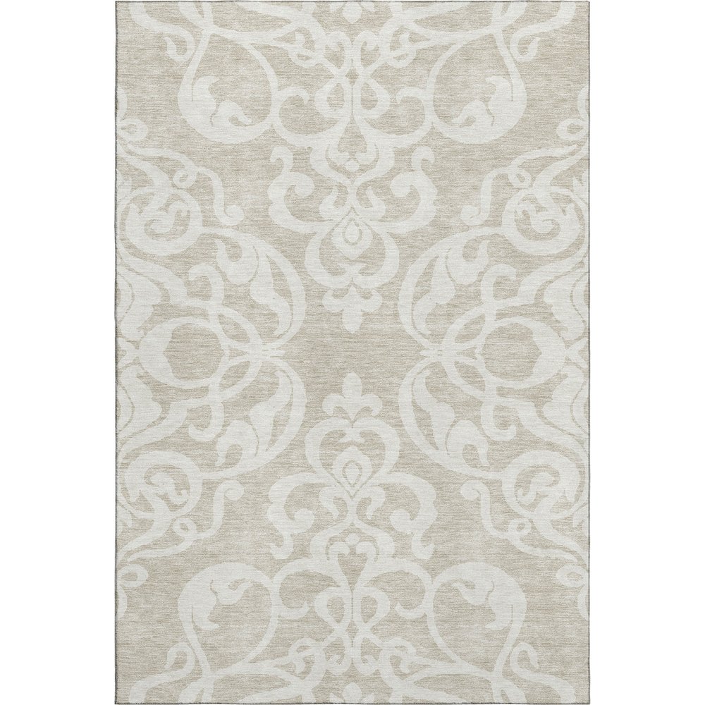 Premium Machine Washable Mayfield AMF973 Beige 10' x 14' Rug. Picture 1