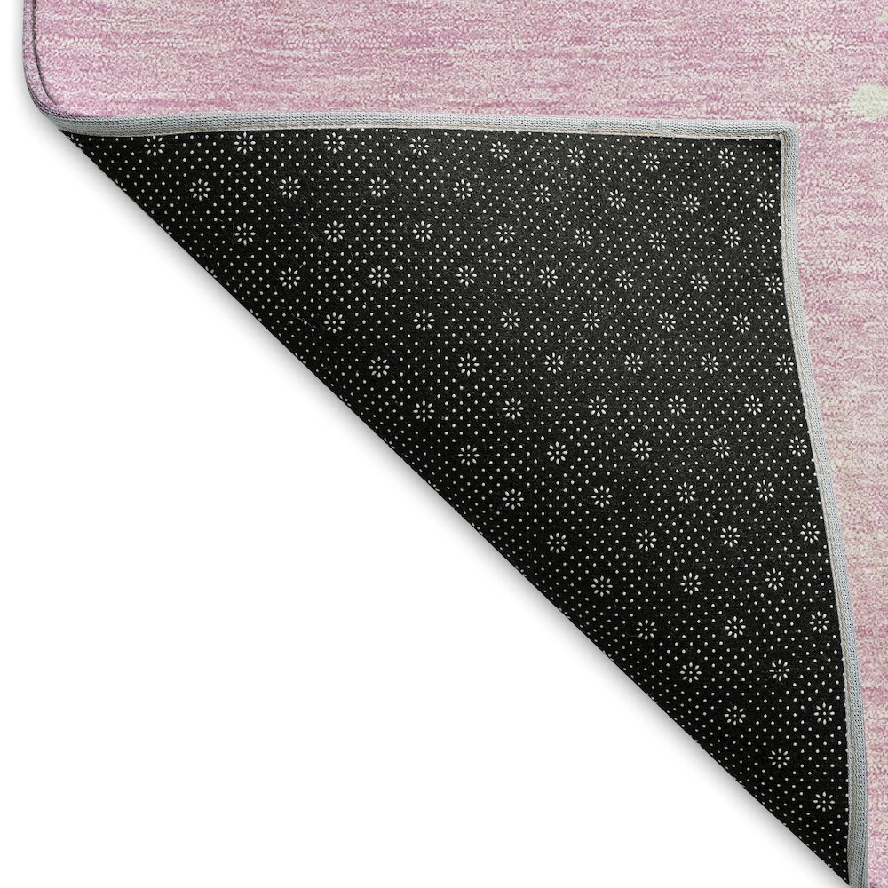 Premium Machine Washable Mayfield AMF975 Pink 8' x 8' Round Rug. Picture 2