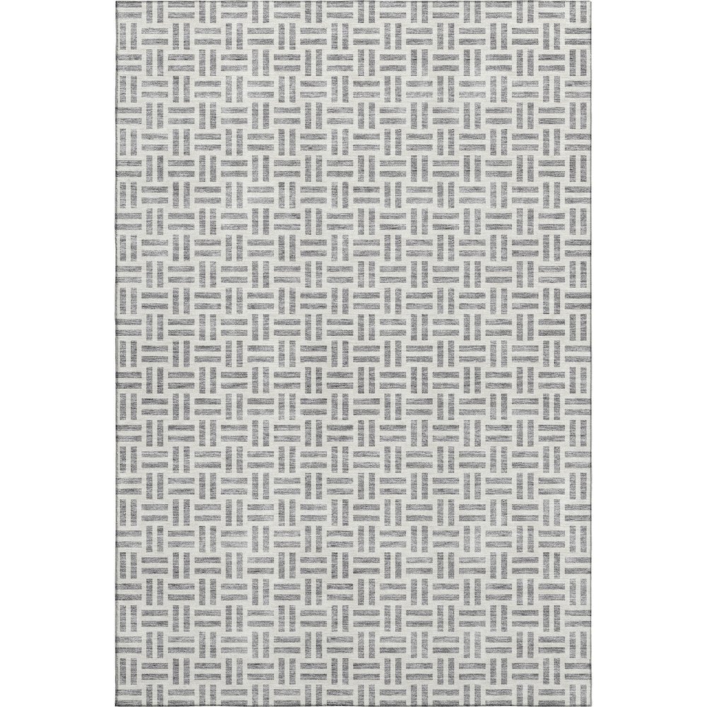 Premium Machine Washable Mayfield AMF978 Gray 10' x 14' Rug. Picture 1