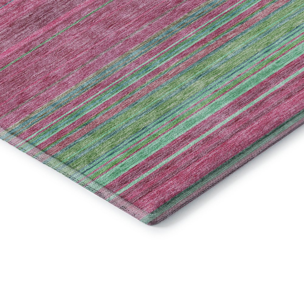 Premium Machine Washable Mayfield AMF979 Blush 8' x 8' Round Rug. Picture 3