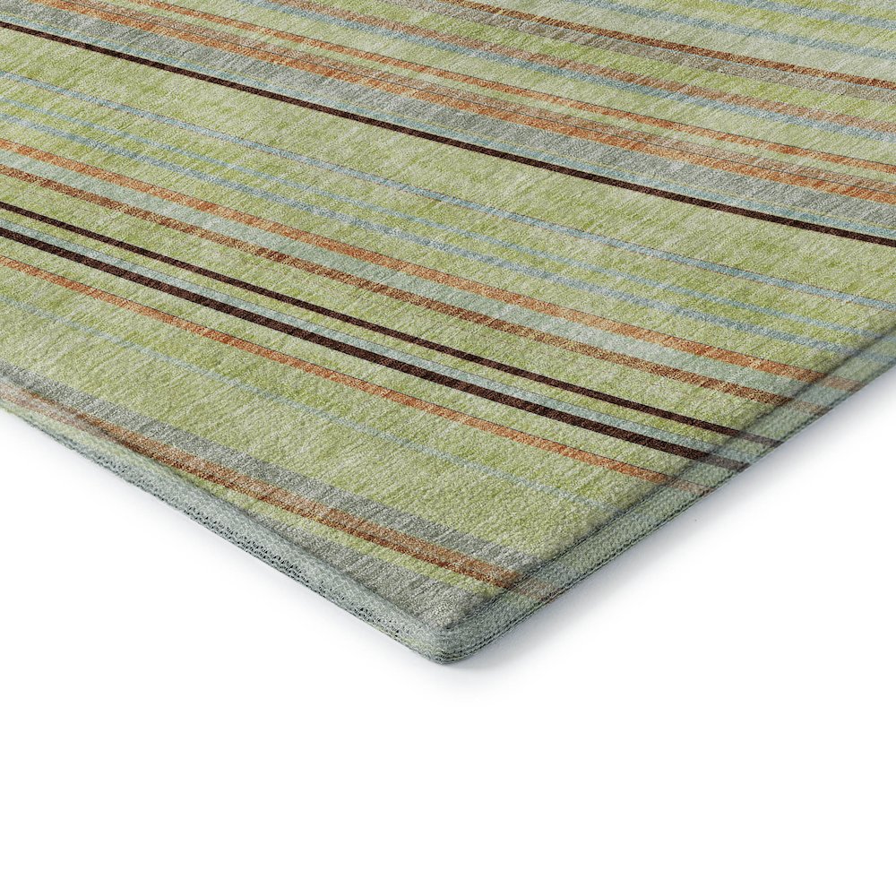 Premium Machine Washable Mayfield AMF981 Aloe 8' x 8' Round Rug. Picture 3
