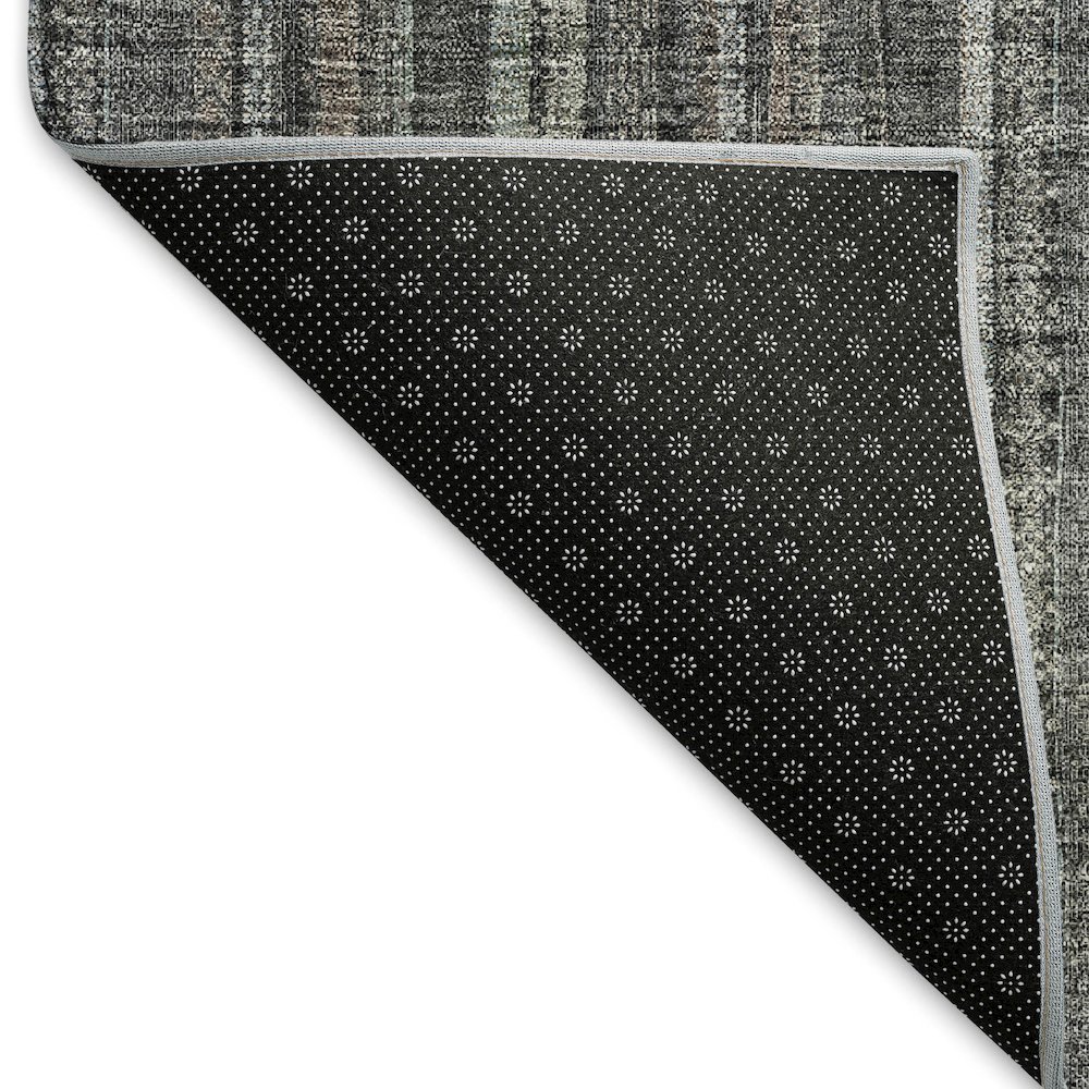 Premium Machine Washable Mayfield AMF982 Gray 8' x 8' Round Rug. Picture 2