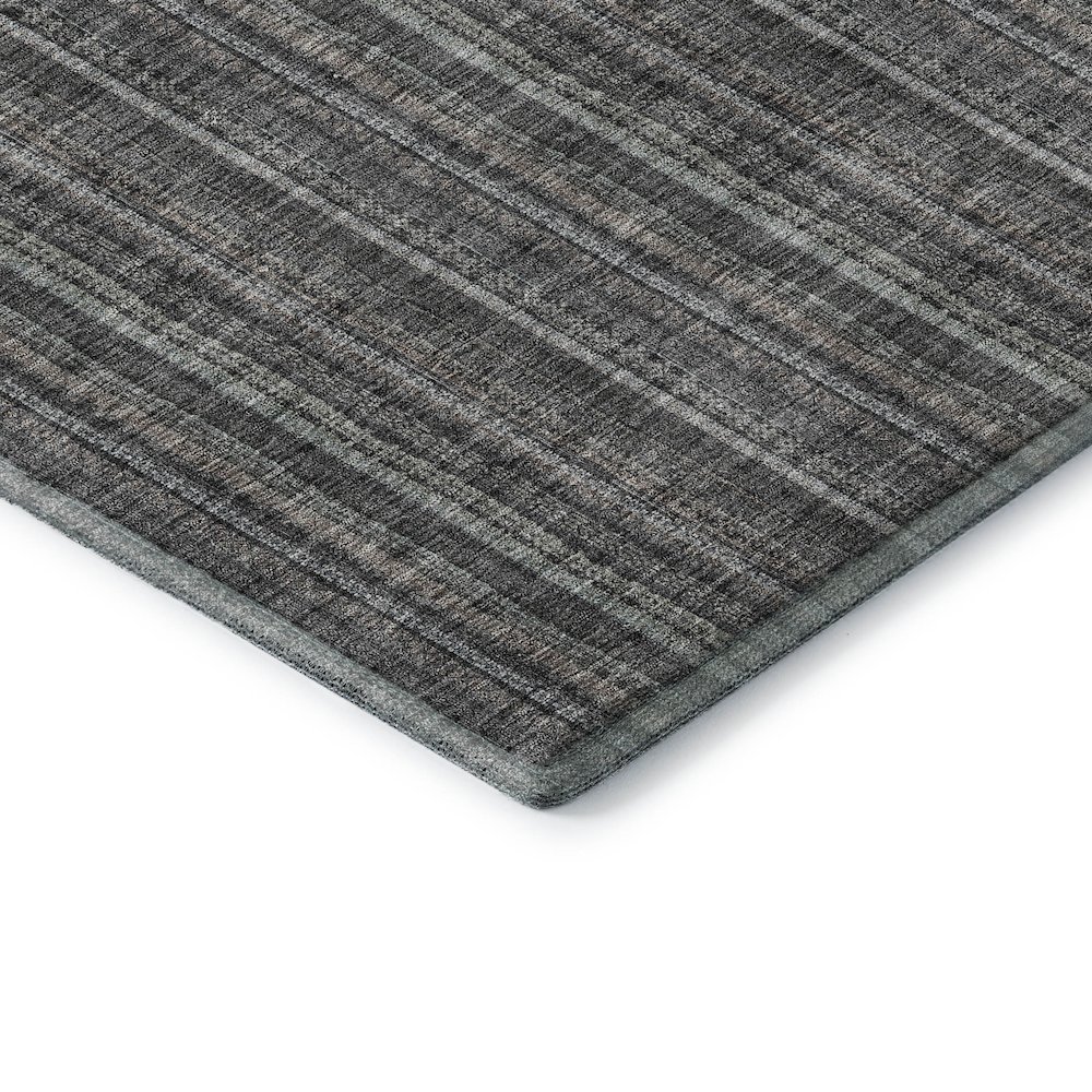 Premium Machine Washable Mayfield AMF982 Gray 8' x 8' Round Rug. Picture 3