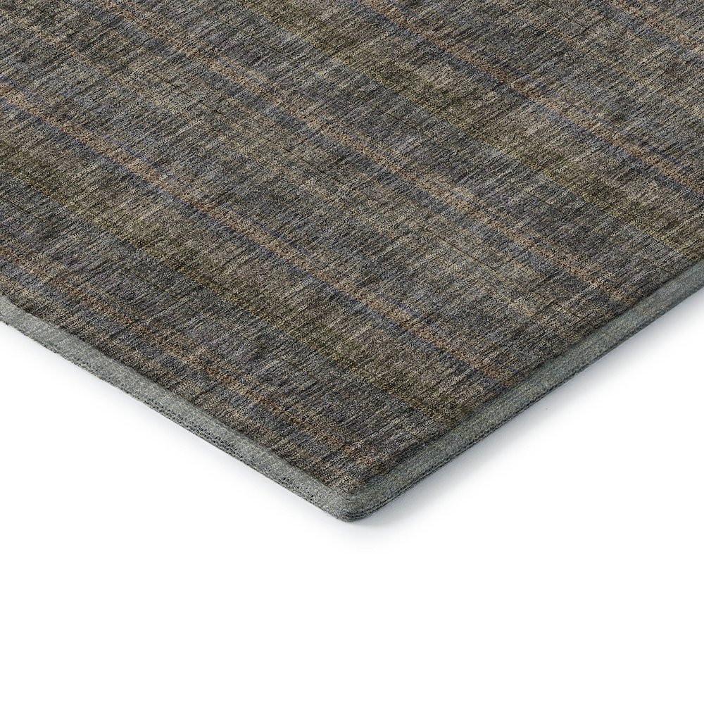 Premium Machine Washable Mayfield AMF982 Taupe 8' x 8' Round Rug. Picture 3