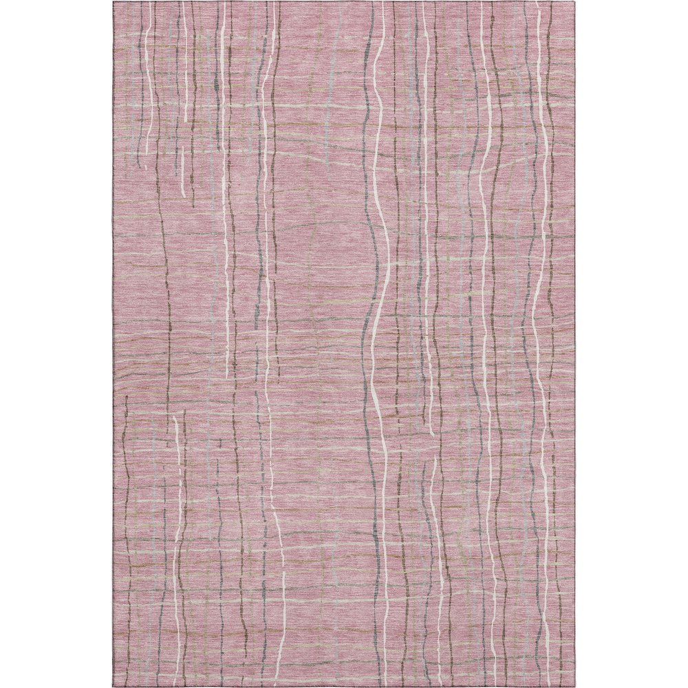 Premium Machine Washable Mayfield AMF998 Pink 10' x 14' Rug. Picture 1