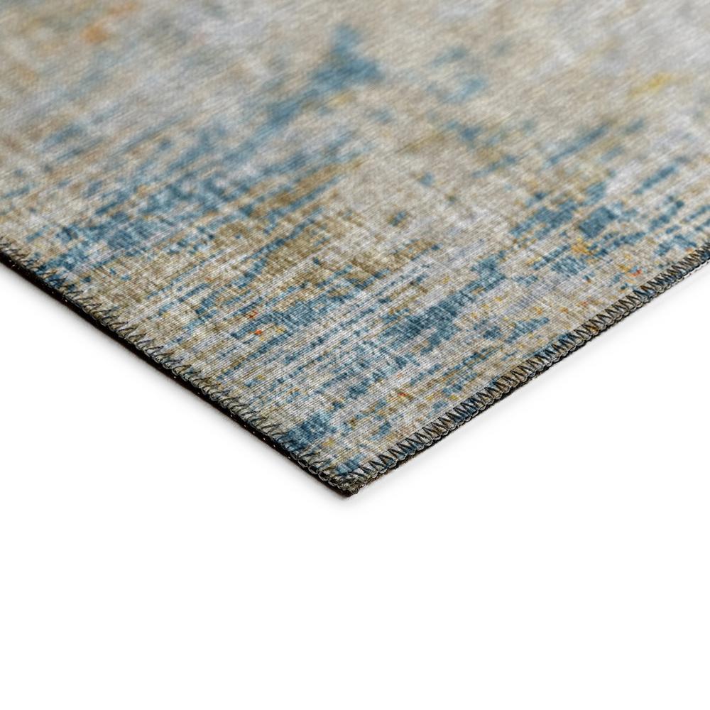 Indoor/Outdoor Accord AAC31 Gilded Washable 8' x 8' Round Rug. Picture 4