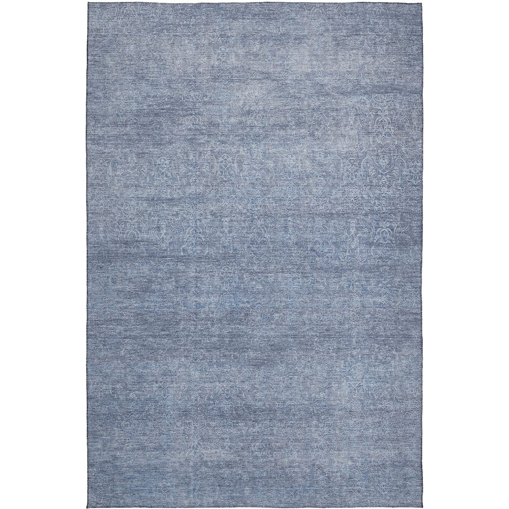 Luxury Washable Indoor/Outdoor Burano Sky 10' x 14' Rug. Picture 1