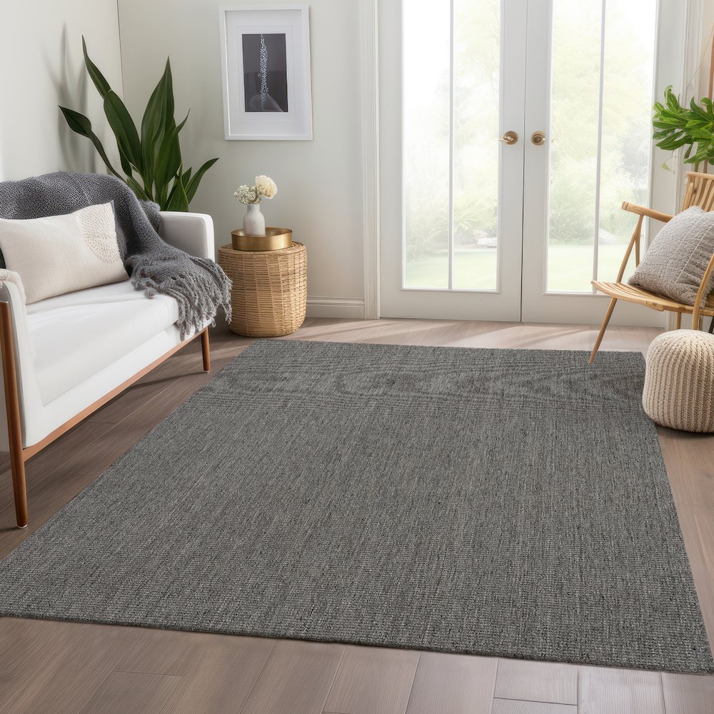Chambal Gray 9' x 13' Rug. Picture 5