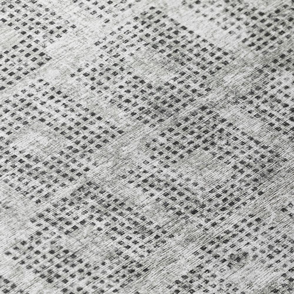 Eleanor Gray Contemporary Geometric 5' x 7'6" Area Rug Gray AER31. Picture 5