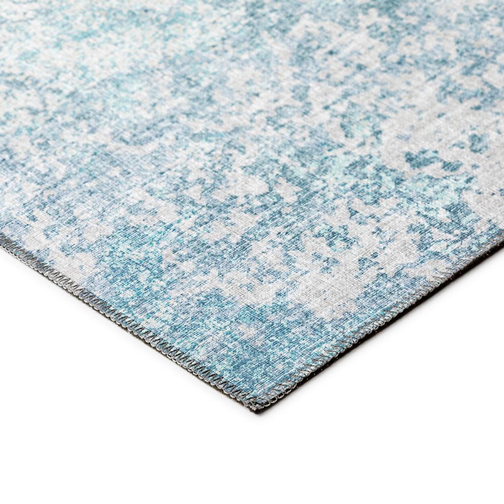 Rylee Blue Transitional Abstract 5' x 7'6" Area Rug Blue ARY33. Picture 3