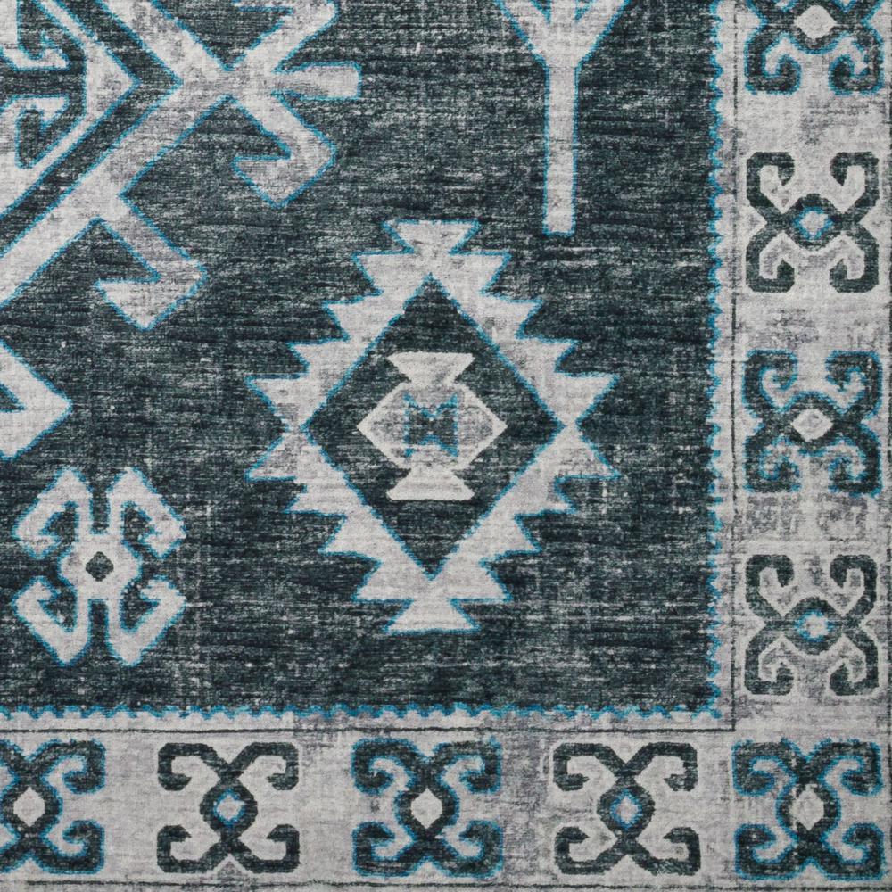 Brisbane BR2 Midnight 8' x 8' Round Rug. Picture 3