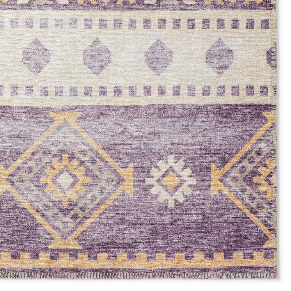 Yuma Purple Transitional Southwest 5' x 7'6" Area Rug Purple AYU42. Picture 2