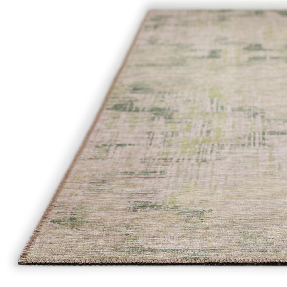 Yuma Green Transitional Trellis 5' x 7'6" Area Rug Green AYU45. Picture 3