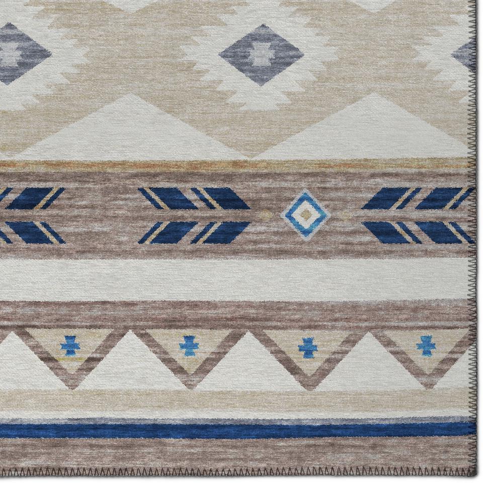 Indoor/Outdoor Sonora ASO33 Taupe Washable 8' x 8' Round Rug. Picture 3