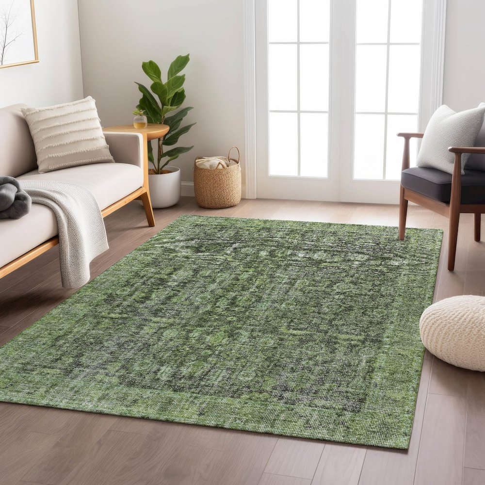 Indoor/Outdoor Karaj Cactus 10' x 14' Rug. Picture 5