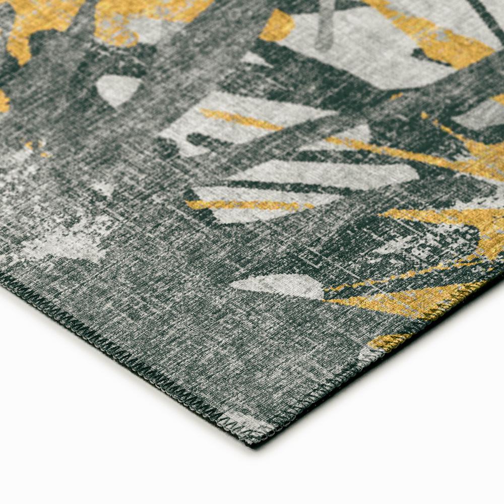 Bravado Gilded Contemporary Color Splash 5' x 7'6" Area Rug Gilded ABV36. Picture 3
