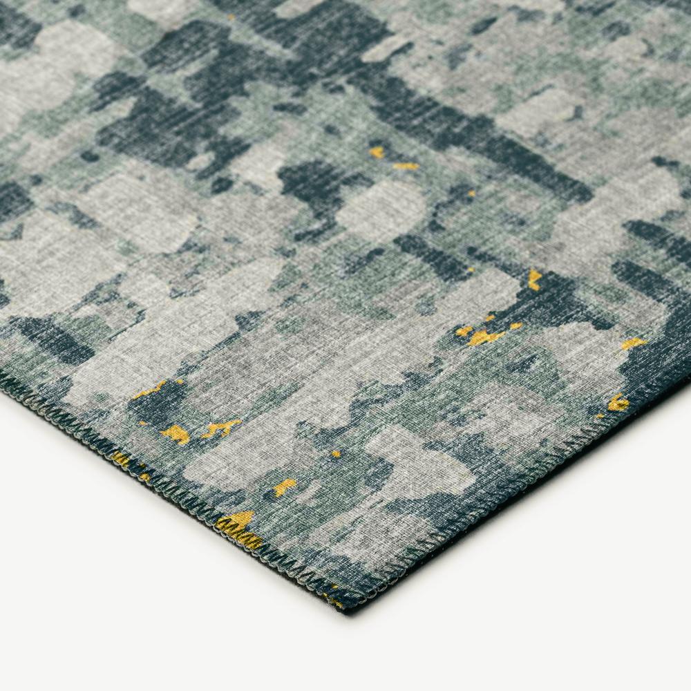 Bravado Gilded Contemporary Abstract 5' x 7'6" Area Rug Gilded ABV35. Picture 3