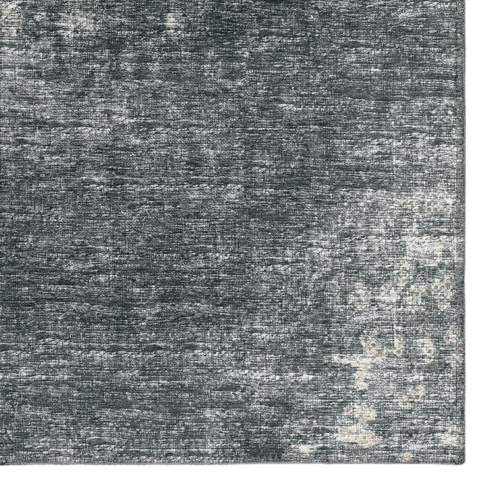 Rylee Black Transitional Abstract 5' x 7'6" Area Rug Black ARY31. Picture 2