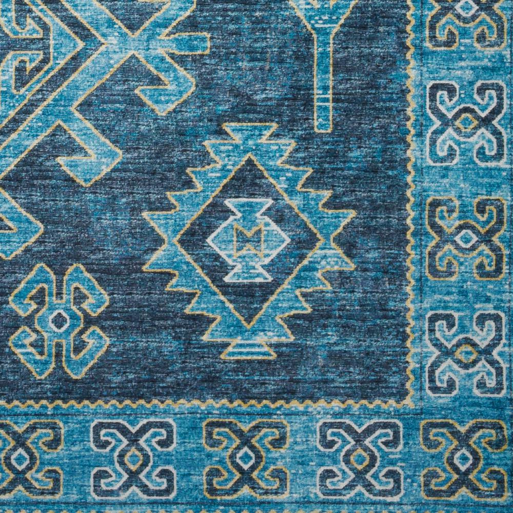Brisbane BR2 Navy 8' x 8' Round Rug. Picture 3