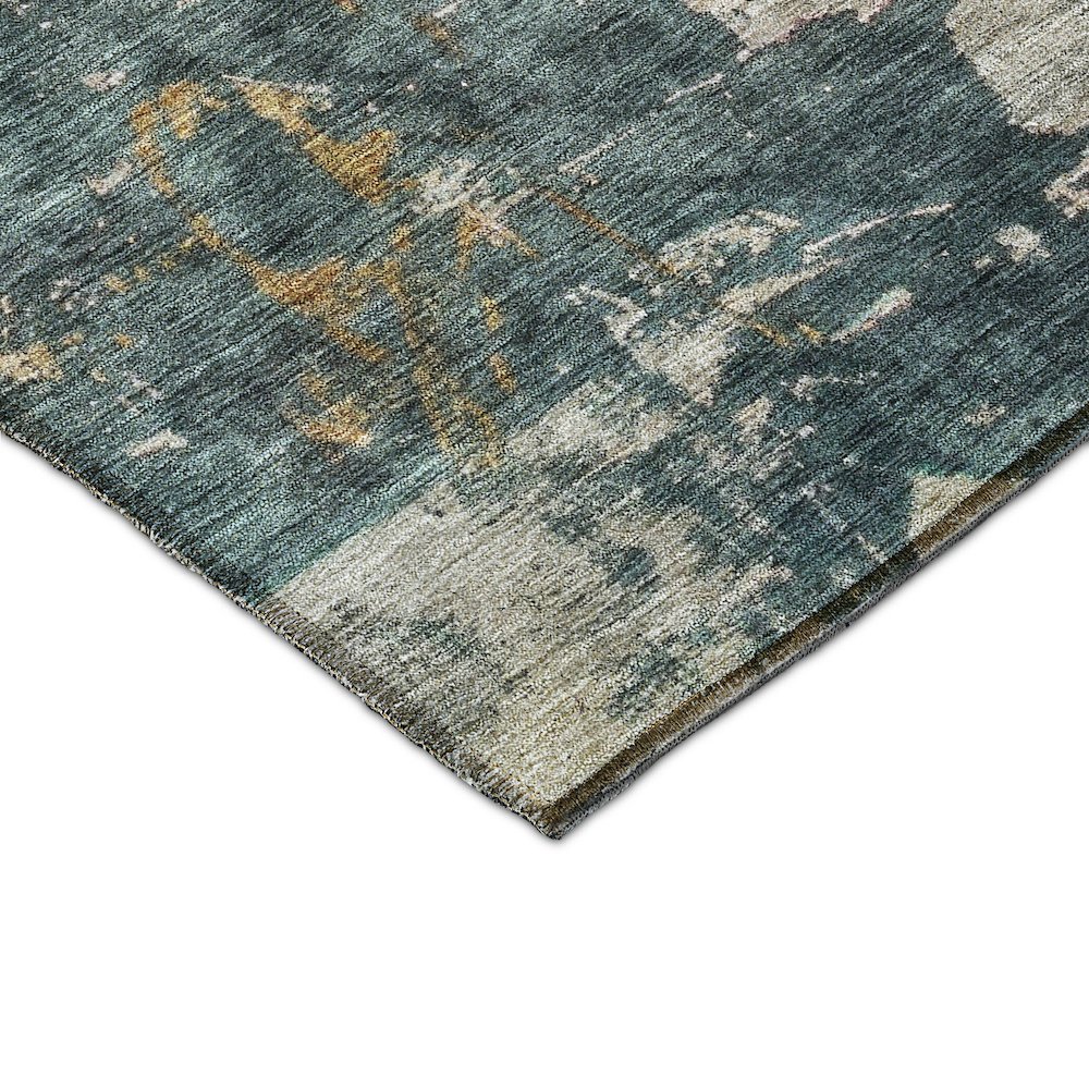 Indoor/Outdoor Nouveau Taupe 8' x 8' Round Rug. Picture 2