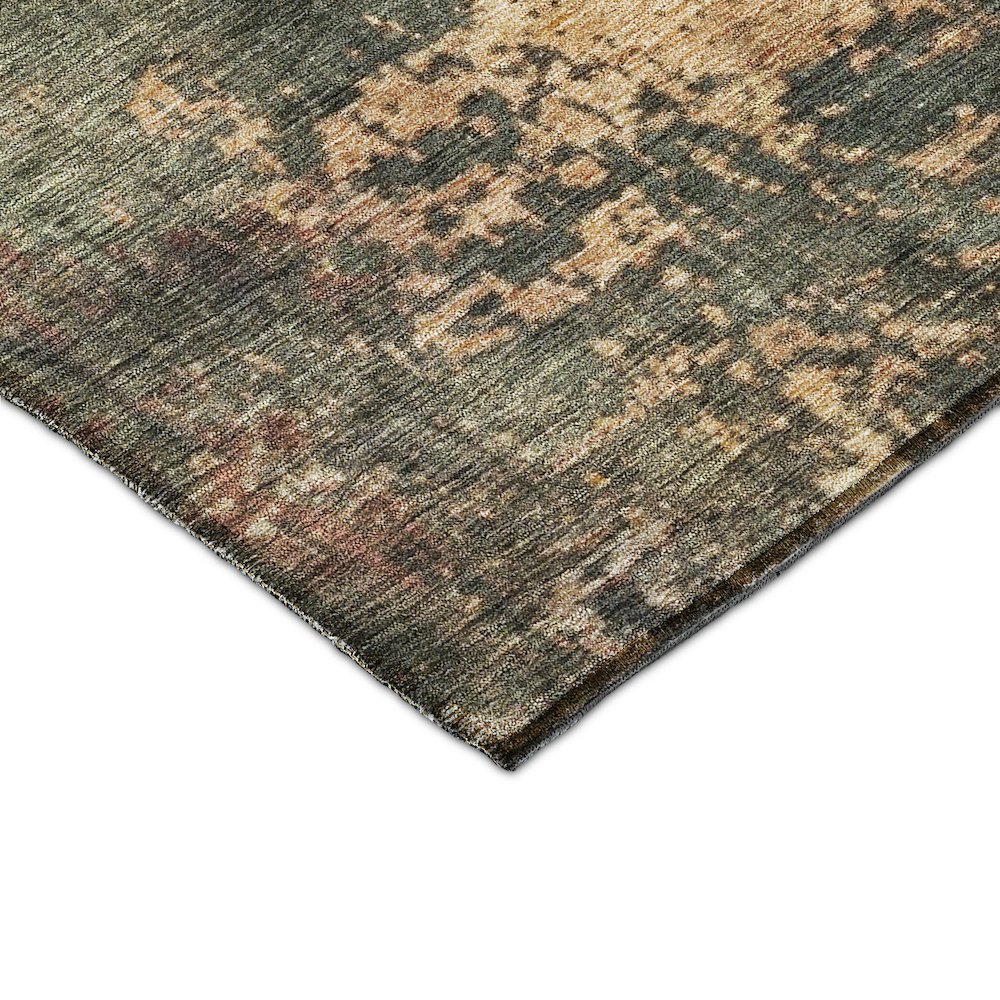 Indoor/Outdoor Nouveau Sage 8' x 8' Round Rug. Picture 2