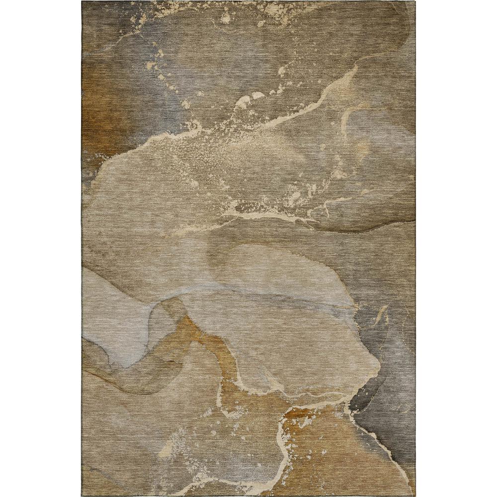 Luxury Washable Odyssey OY10 Chocolate 9' x 12' Rug. Picture 1