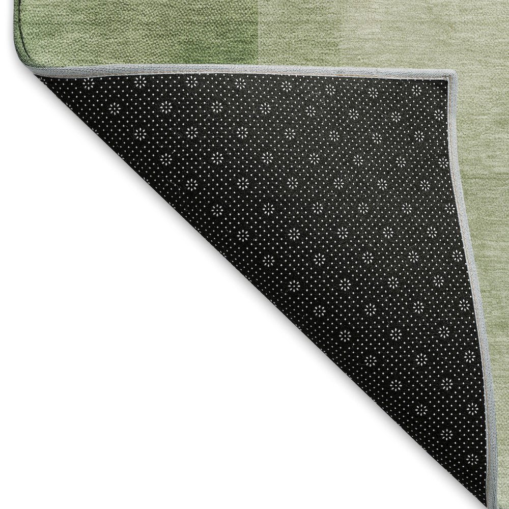 Machine Washable Indoor/Outdoor Pacifica Aloe 8' x 8' Round Rug. Picture 4