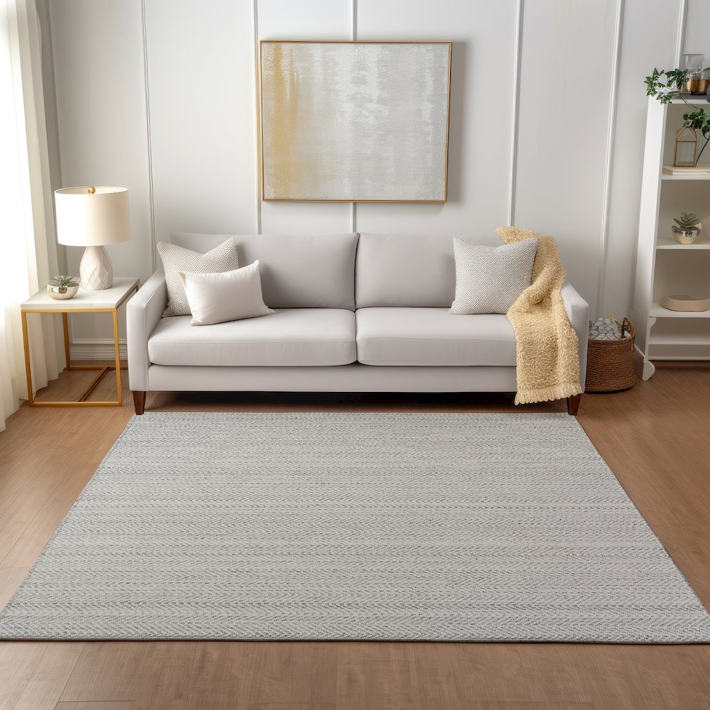 Provo Silver 9' x 13' Rug. Picture 5
