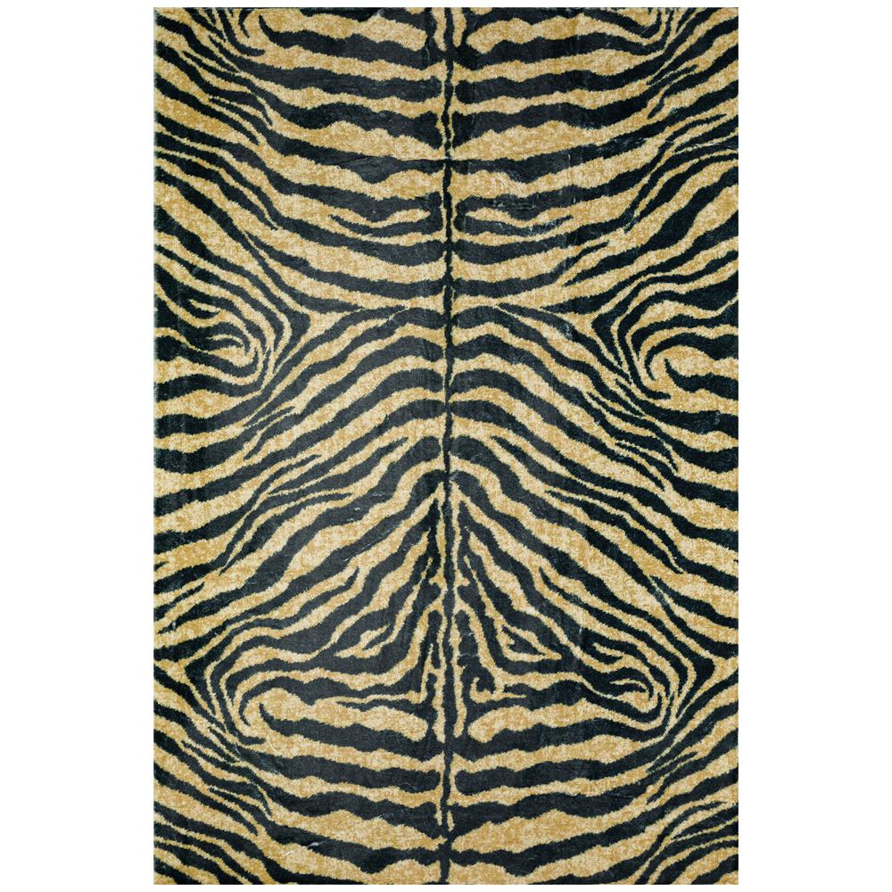 Akina AK1 Gold 8' x 8' Round Rug. Picture 1