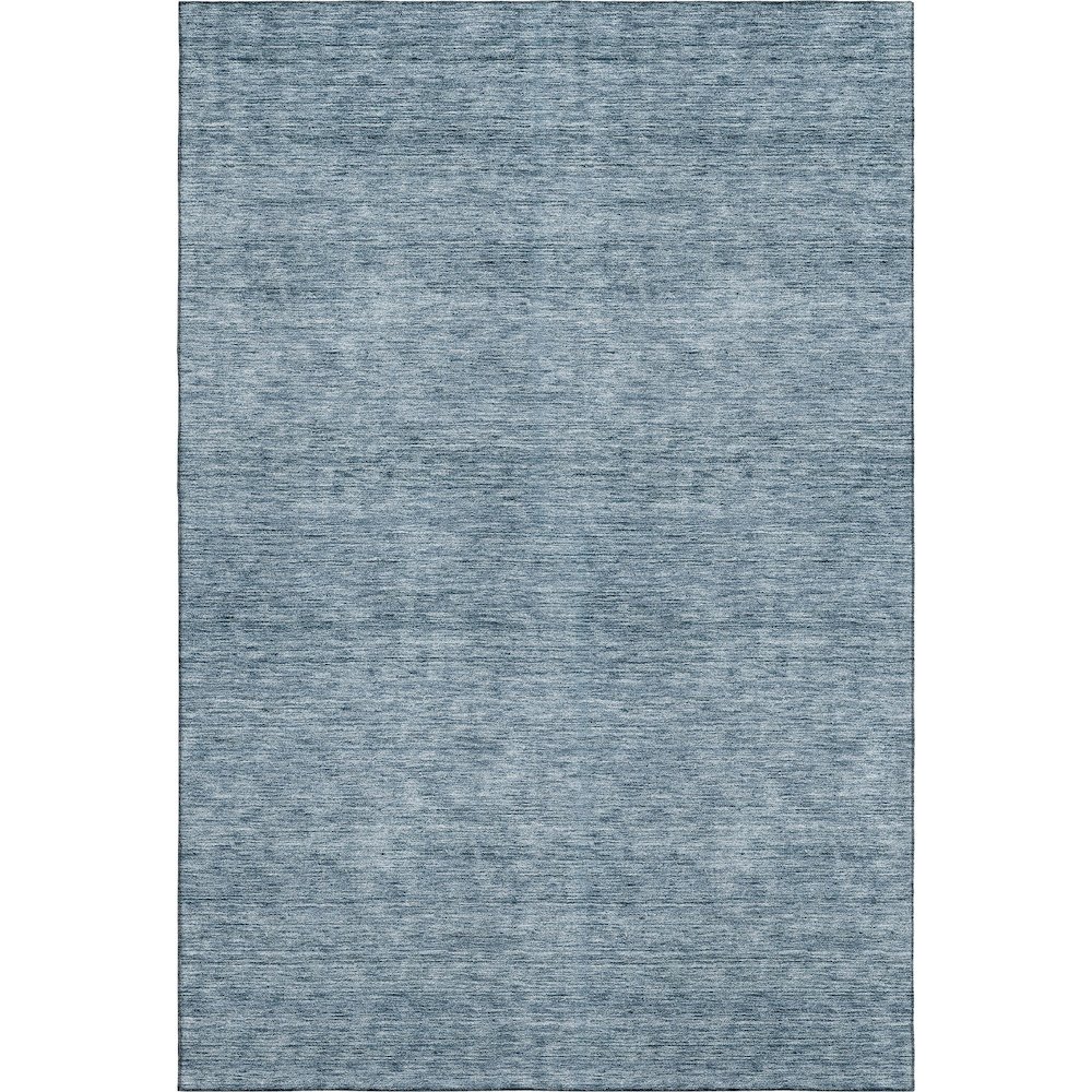 Luxury Washable Indoor/Outdoor Soft Essentials SE1 Blue 10' x 14' Rug. Picture 1