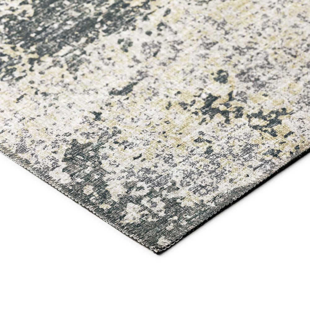 Rylee Gray Transitional Abstract 5' x 7'6" Area Rug Gray ARY33. Picture 3