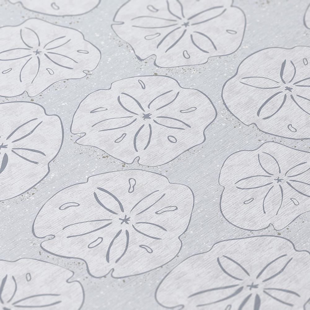 Indoor/Outdoor Surfside ASR40 Gray Washable 8' x 8' Round Rug. Picture 7