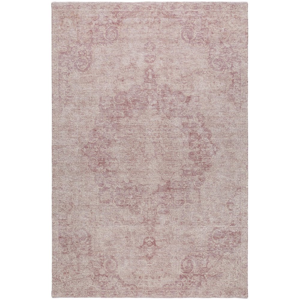 Luxury Washable Indoor/Outdoor Tabrook Pink 10' x 14' Rug. Picture 1