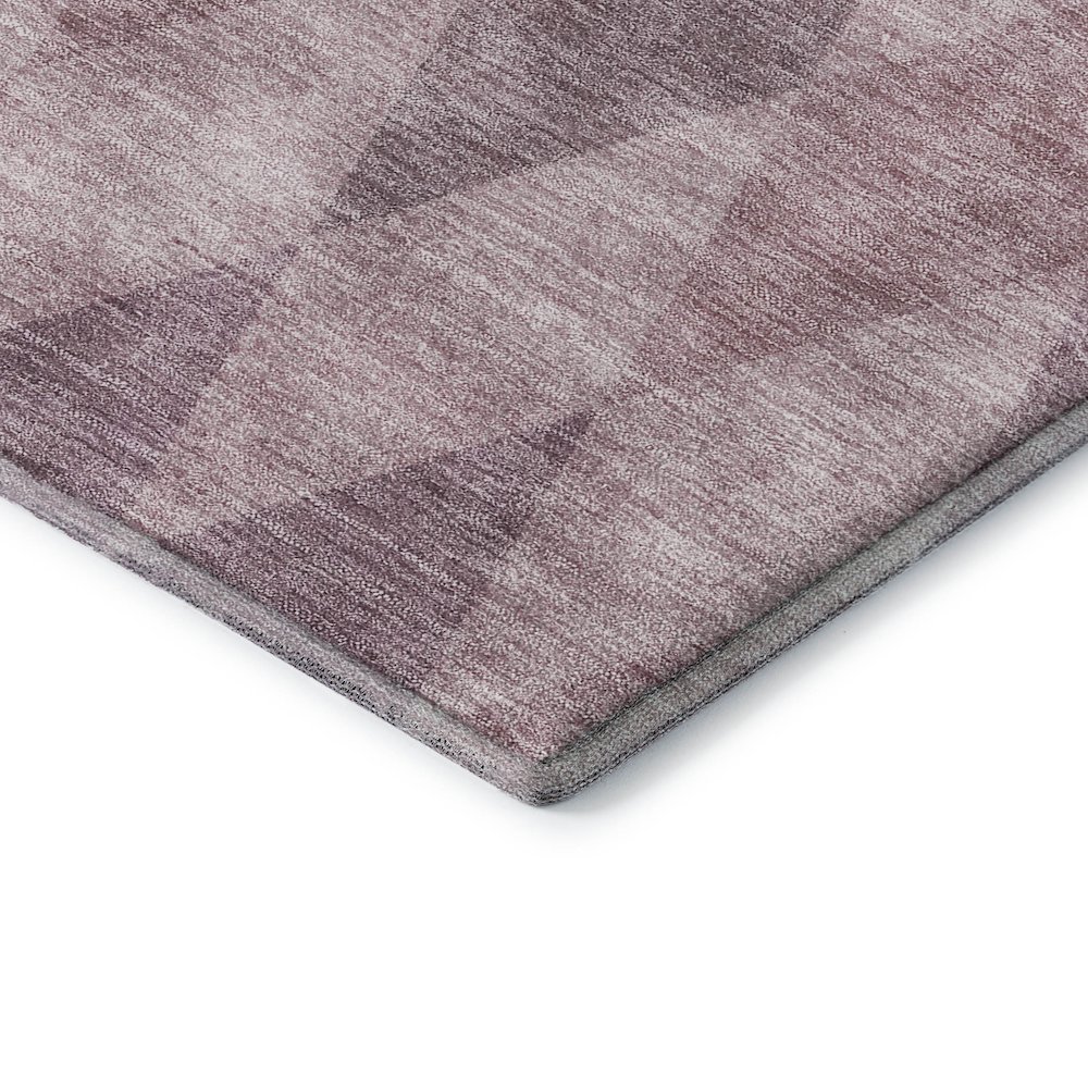 Luxury Washable Indoor/Outdoor The Reserve Blush 8' x 8' Round Rug. Picture 2