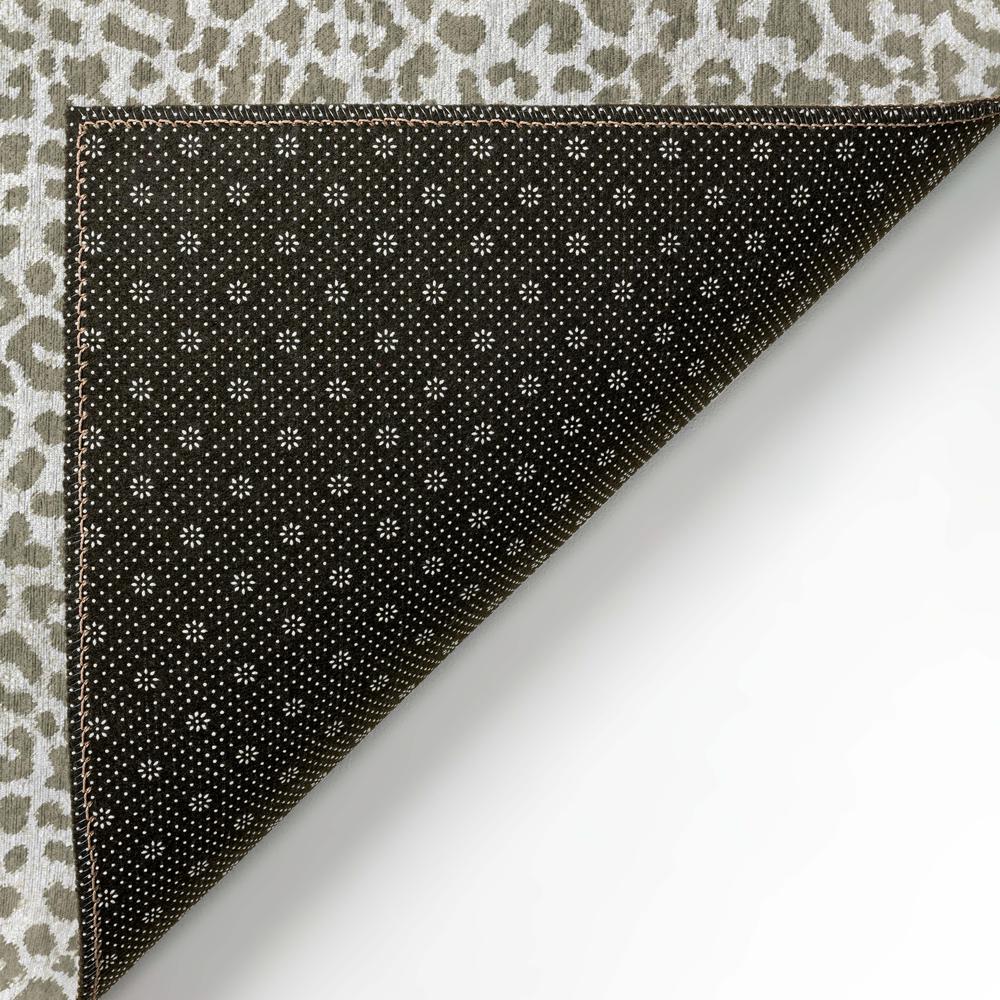 Safari Taupe Animal Animal Print 5' x 7'6" Area Rug Taupe ASF32. Picture 4