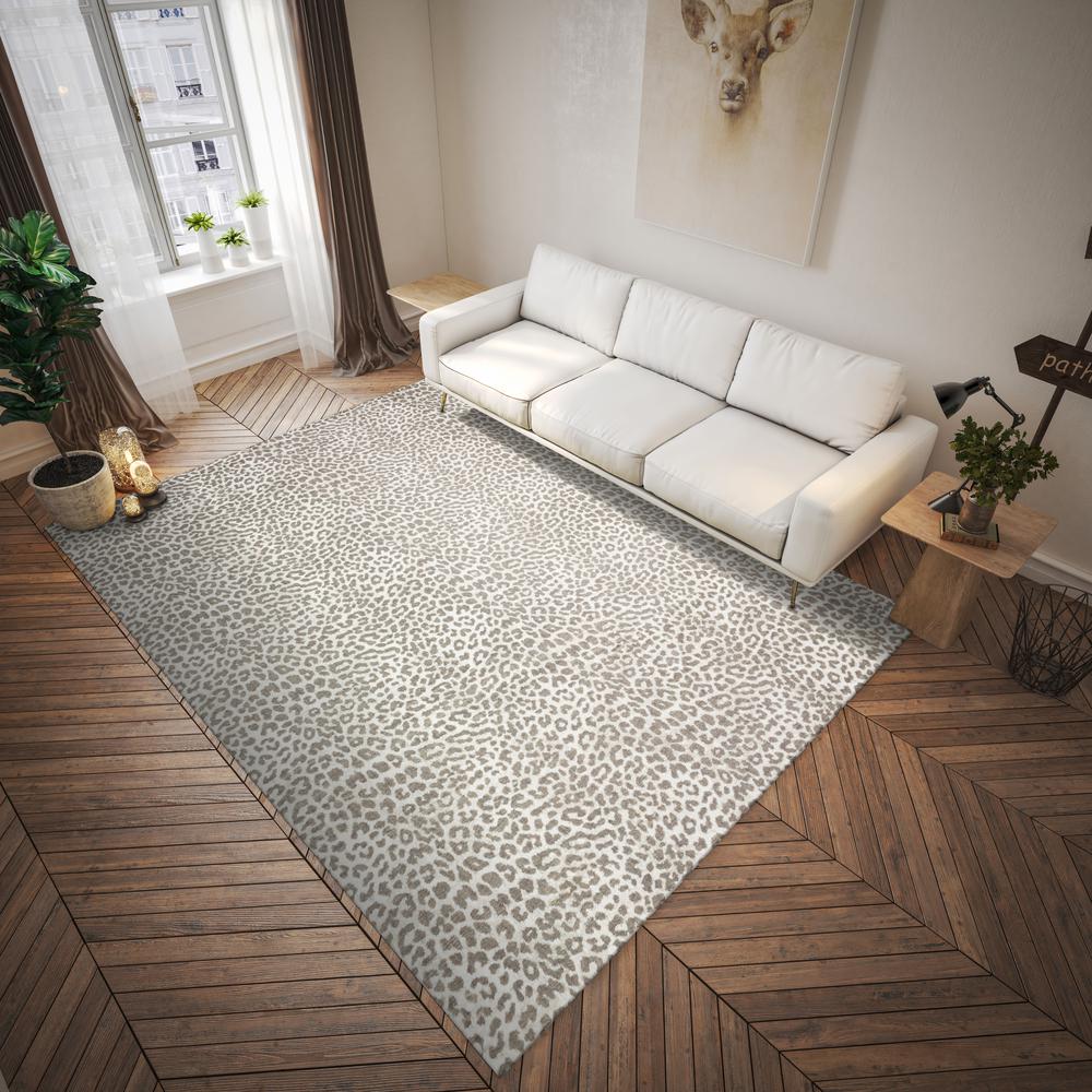 Akina AK2 Stone 8' x 8' Round Rug. Picture 2