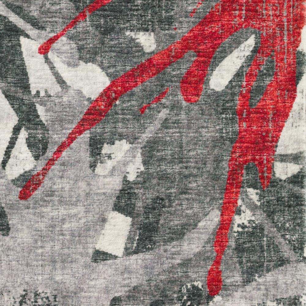 Brisbane BR6 Scarlet 8' x 8' Round Rug. Picture 3
