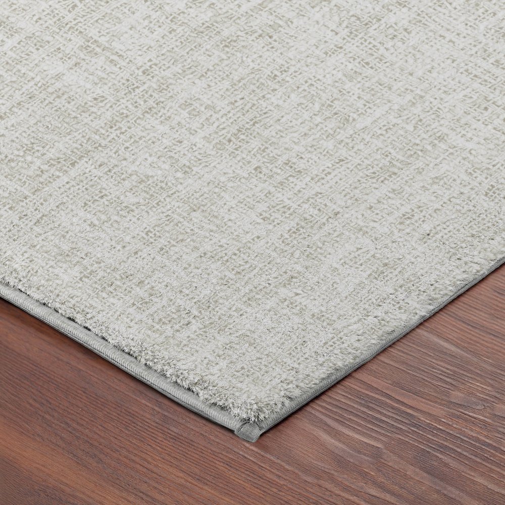 Luxury Washable Voyage VY1 Ivory 8' x 8' Rug. Picture 2