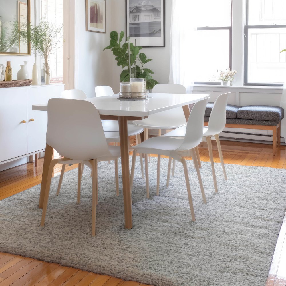Luxury Washable Voyage VY2 Gray 10' x 14' Rug. Picture 5
