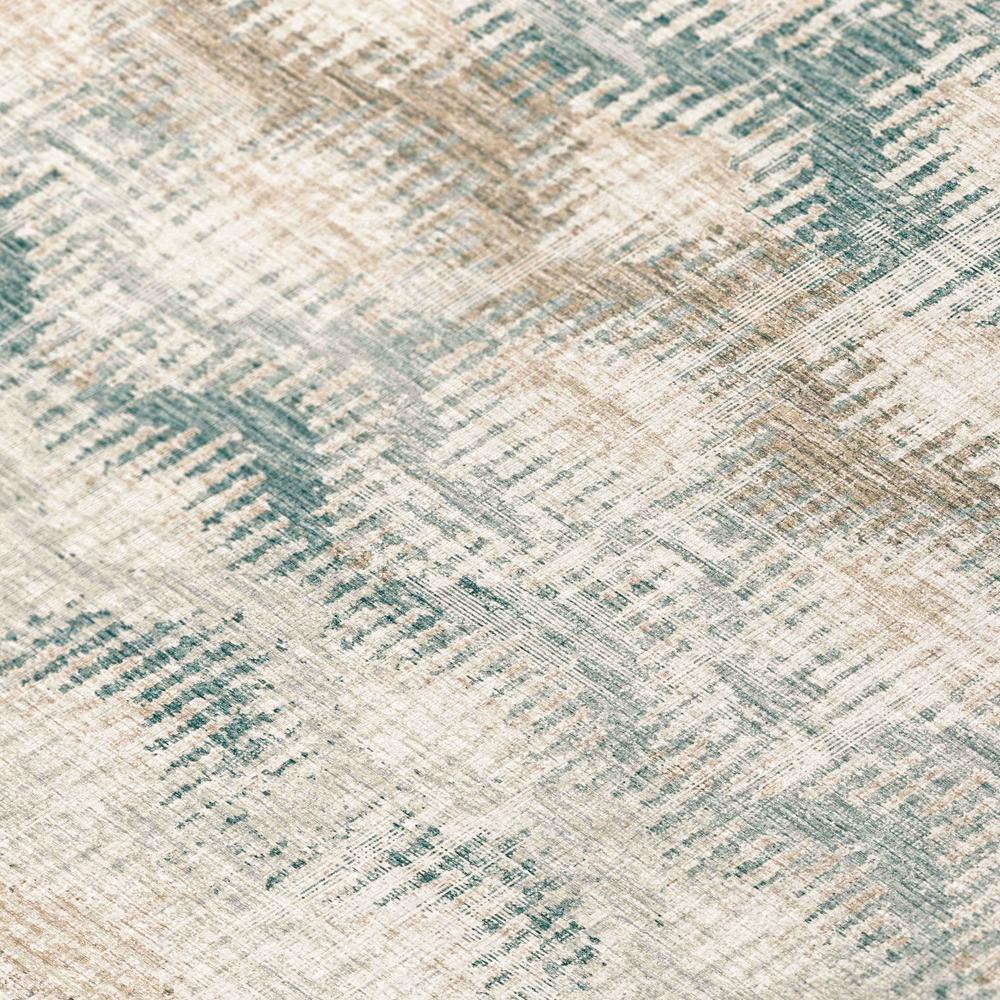 Bravado Linen Transitional Chevron 5' x 7'6" Area Rug Linen ABV39. Picture 5