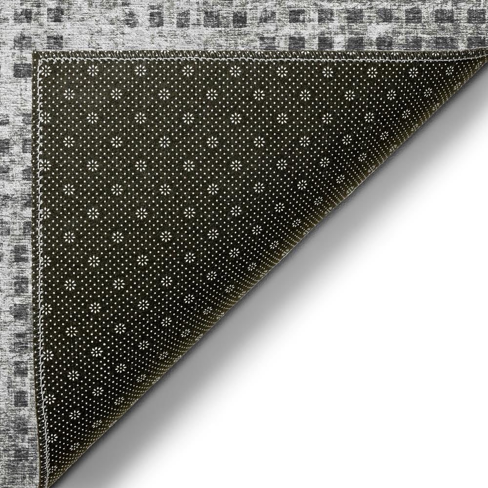 Eleanor Gray Contemporary Geometric 5' x 7'6" Area Rug Gray AER31. Picture 4