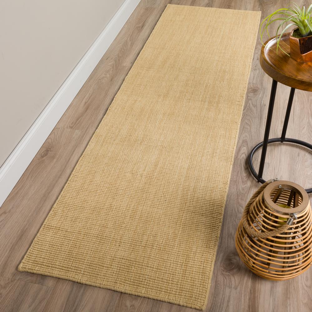 Monaco Sisal MC100 Honey 2'3" x 7'6" Runner Rug. Picture 2