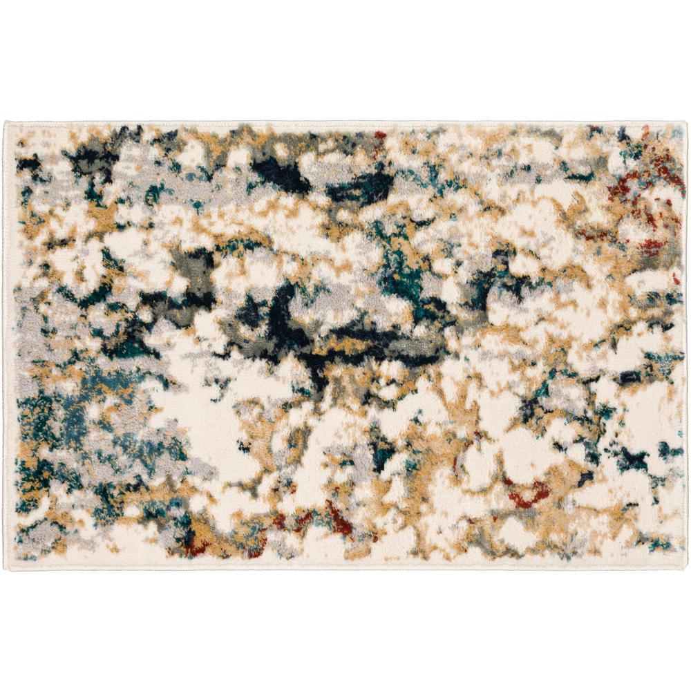 Karma KM26 Multi 1'8" x 2'6" Rug. Picture 1