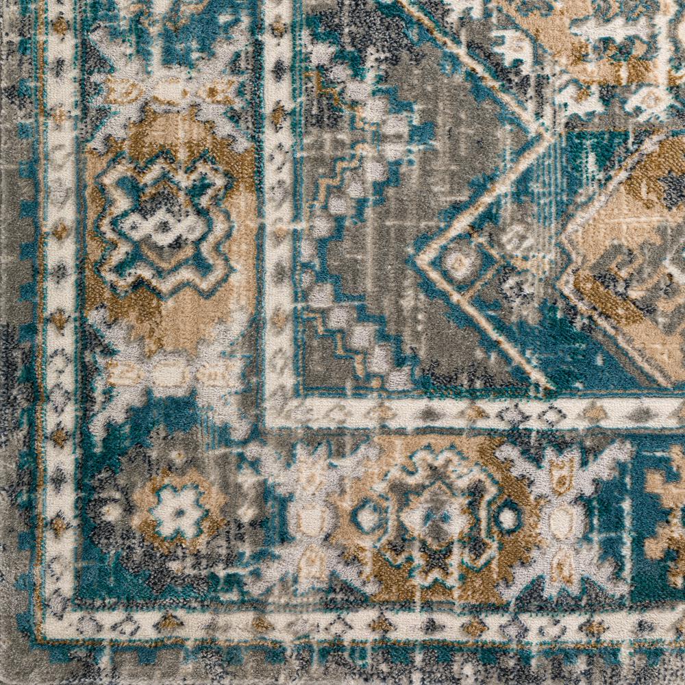 Karma KM22 Charcoal 1'8" x 2'6" Rug. Picture 3